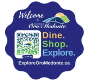 Dine.Shop.Explore Window Sticker